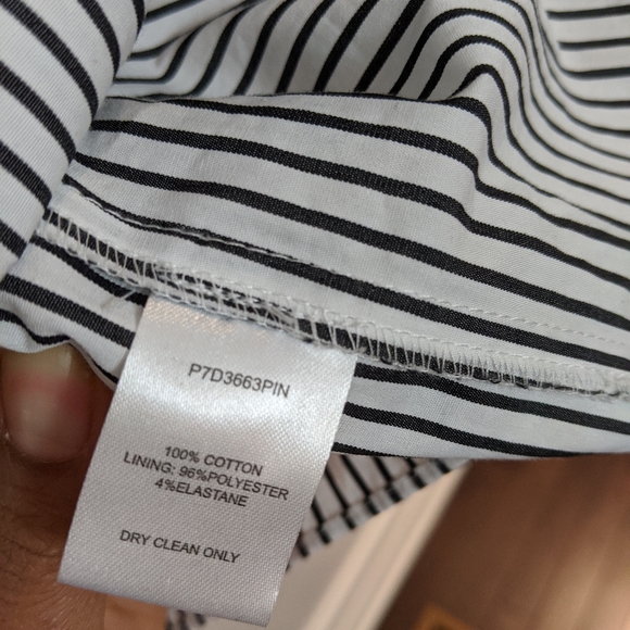 Parker Striped Marielle Cold Shoulder Blouse - Picture 6 of 7